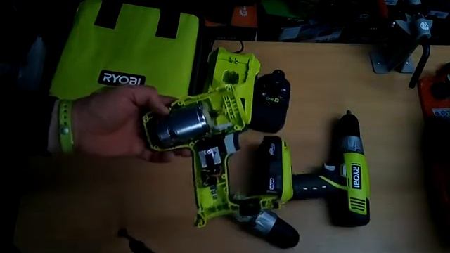 Аккумуляторный дрель-шуруповерт ONE+ Ryobi R18DDP-LL13S смотреть онлайн