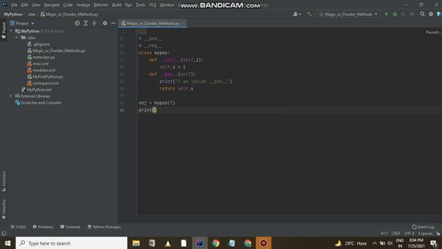 008 Magic or Dunder Methods 03: __pos__, __neg__ (Unary + and - operators) смотреть онлайн