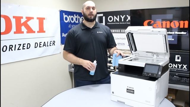 Canon imageCLASS MF733 | Onyx Imaging | OKC Printer Repair | How to Clean the Scanner Glass смотреть онлайн