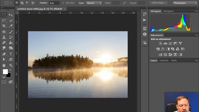 Beginners Guide to Photoshop CC 2015: The Basic Layout смотреть онлайн