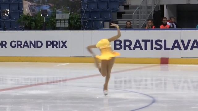 Анна Ракович (Украина) | ISU Junior Grand Prix 2018 Братислава | Короткая программа (девушки) смотреть онлайн