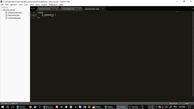 PHP and MySQLi 2017 Global Variable #5 смотреть онлайн