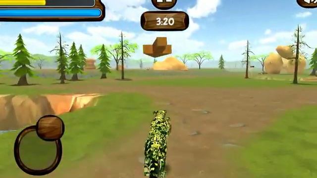Cheetah Simulator 3D Attack Gameplay iOS HD смотреть онлайн