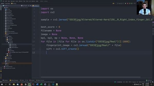 Fingerprint Matching in Python