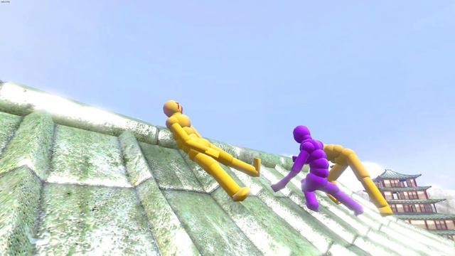 NPC Wars & Active Ragdoll Physics! NPC Fighting in Overgrowth #14 смотреть онлайн