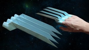 Когти Росомахи из бумаги / Легкое оригами видео