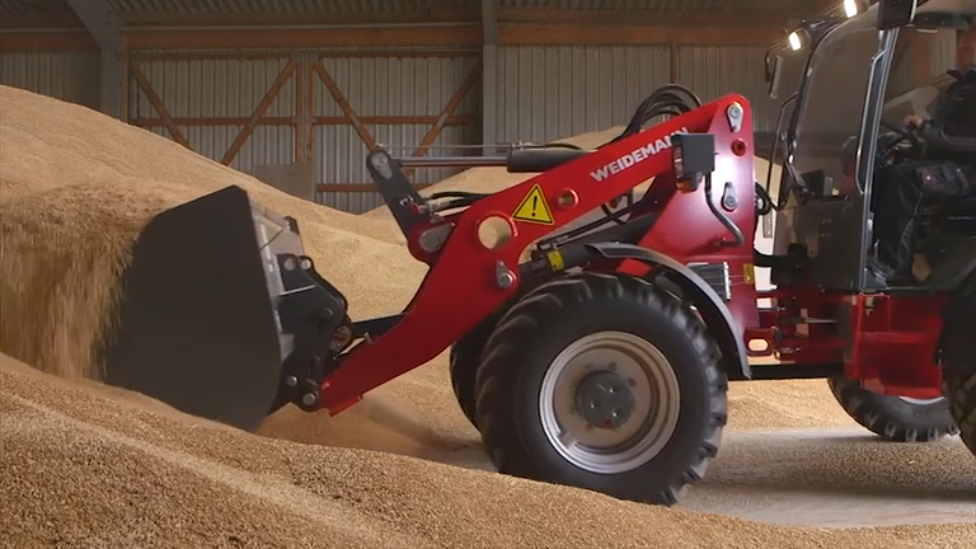 Колесный погрузчик Weidemann 4080LP смотреть онлайн