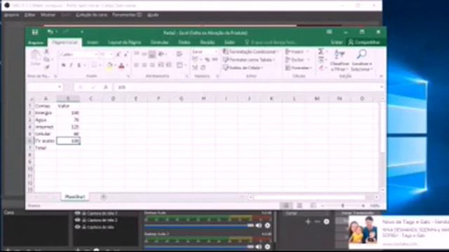 Nova série do canal, ensinamentos do software EXCEL 2016 função soma 100% acessível смотреть онлайн