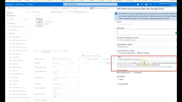 ADF with Data Flows accessing private ADLS Gen2 смотреть онлайн