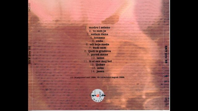 EKV LIVE 1988 (Ceo Album)