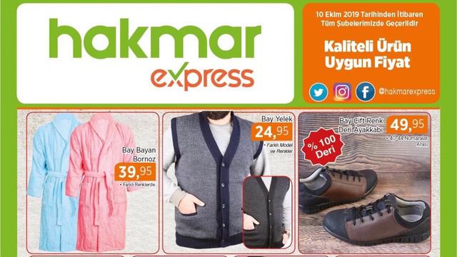 HAKMAR EXPRESS 10 EKİM 2019 İNDİRİMLERİ / HAKMAR EXPRESS BAY/BAYAN TERMAL TAYT смотреть онлайн