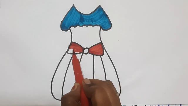 How to Draw a Frock or dress | Drawing for kids frock dress drawing easy Step by step смотреть онлайн