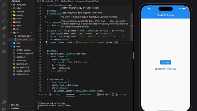 Speech to Text Flutter App | ChatGPT and Whisper APIs смотреть онлайн
