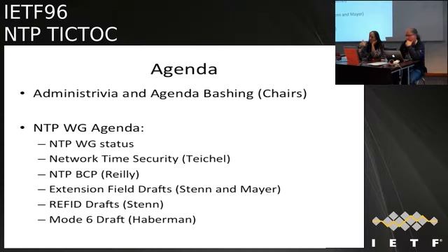 IETF96-NTP_TICTOC-20160718-1800 смотреть онлайн