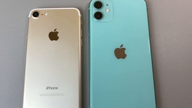 iPhone 7 vs iPhone 11 смотреть онлайн