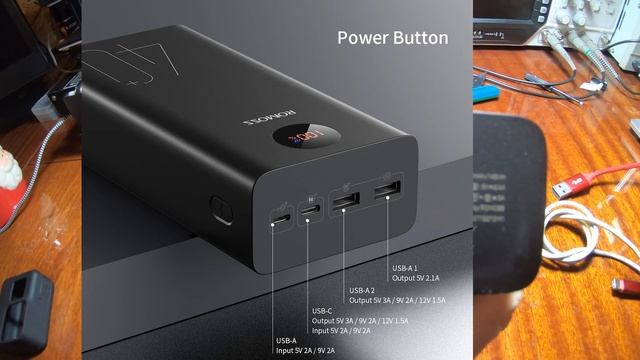 Romoss Powerbank - огромный PowerBank 40000mAh для поездок и походов.
