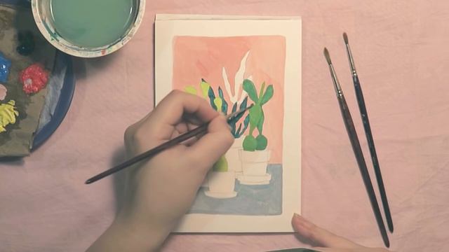 PLANTS / Tempera Speedpaint смотреть онлайн