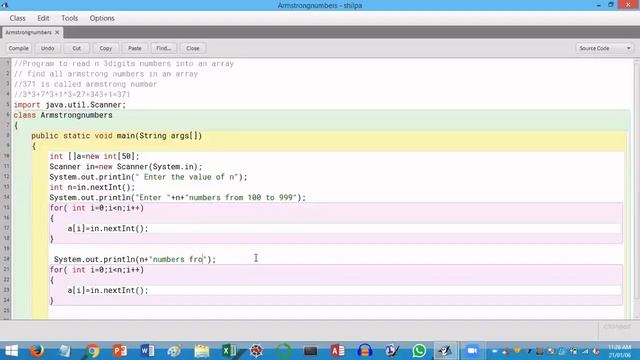 Armstrong numbers Java Program смотреть онлайн