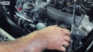 Устранение течи переднего сальника коленвала VW Touareg 2014 г.в. Двигатель 3.0 TDI CJMA