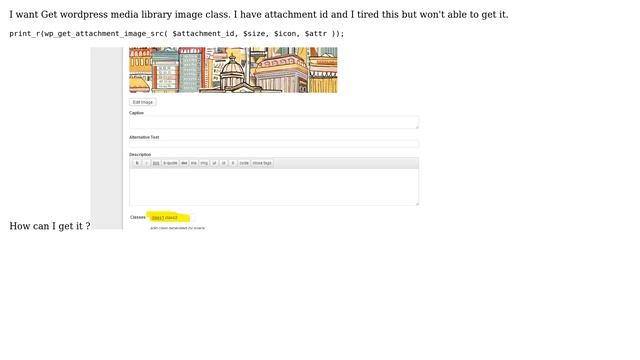Wordpress: Get Attachment Image Class by attachment id смотреть онлайн