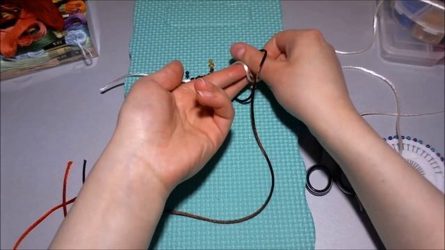 Macrame lesson / Макраме - горизонтальный репсовый узел смотреть онлайн