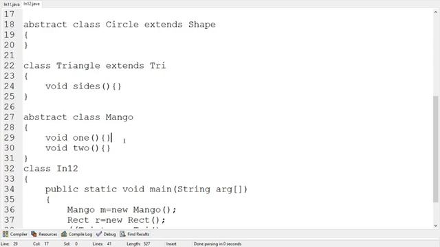 abstract methods and classes in java explained syntactically (in Telugu) смотреть онлайн