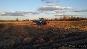 Обработка залежных земель тракторами Мтз 82 и мтз 80 !