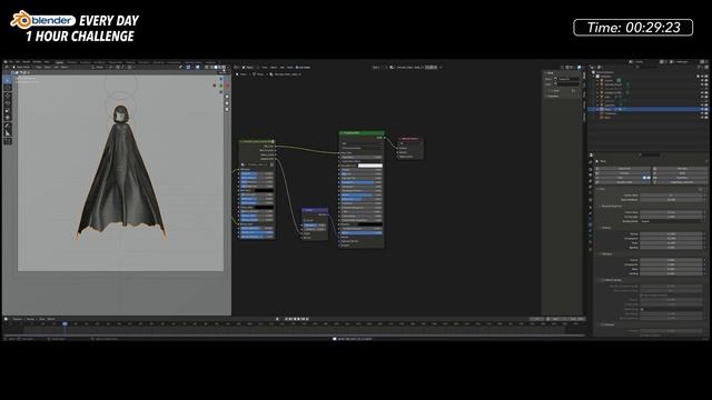 Particle Cloud with Geometry Nodes - Blender Every Day #132 смотреть онлайн