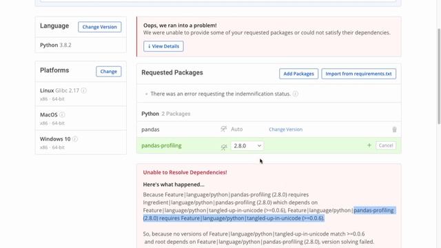 Resolving a 'Solver Error' on the ActiveState Platform смотреть онлайн
