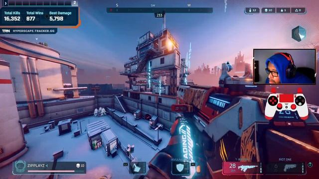 INSANE 30 Kill Solo Win / Handcam? - Hyper Scape Battle Royale PC Gameplay смотреть онлайн