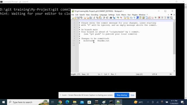 Git | Committing Your Changes | git commit смотреть онлайн