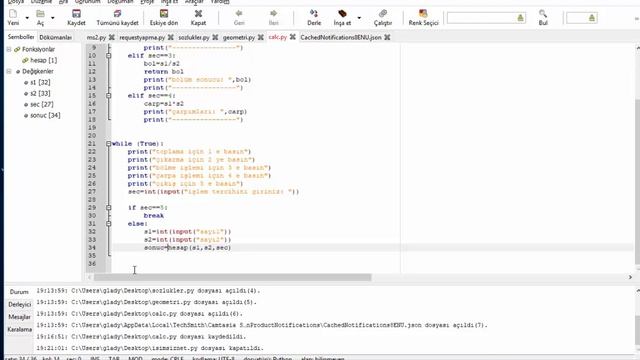 python if elif else while kullanımı örnek uygulama смотреть онлайн