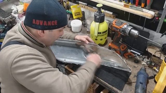 Infiniti fx 35, реставрация и ремонт фар. смотреть онлайн