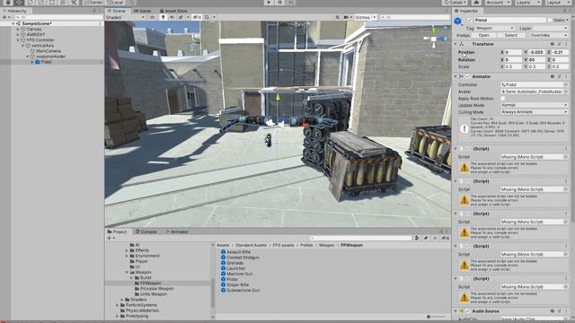 Unity 3d FPS Game Tutorial - First Person Shooter Hands (04) смотреть онлайн