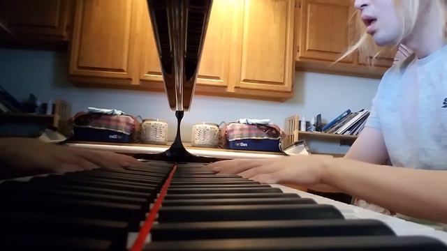 Bach well tempered klavier Fuga V BWV 850 [sight-read] смотреть онлайн