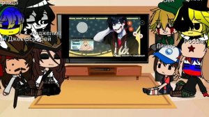 Реакция персонажей из разных фандомах на крипипасту |•1/4•|