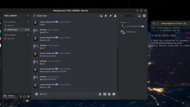 Discord Study Session Management Bot - Python смотреть онлайн