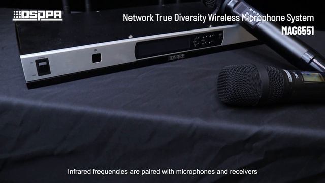 DSPPA | MAG6551 Network True Diversity Wireless Microphone system смотреть онлайн