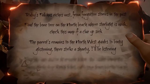 Sea of Thieves: Ruby's Fall clue's tutorial смотреть онлайн