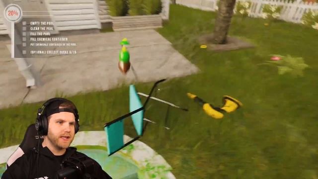 This Pool Is DISGUSTING! Let's Clean It! | Pool Cleaning Simulator смотреть онлайн