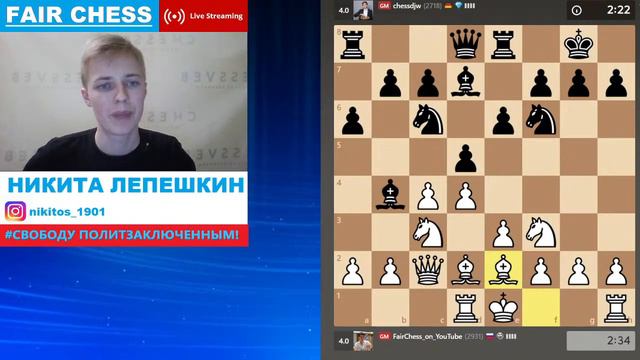 Titled Tuesday 16.02.2021 Играет Дмитрий Андрейкин, комментирует Никита Лепёшкин! смотреть онлайн