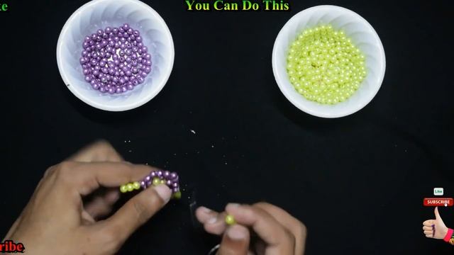 DIY Table Mat || How To Make Table Mat Using Beads | Beads Mat Making смотреть онлайн