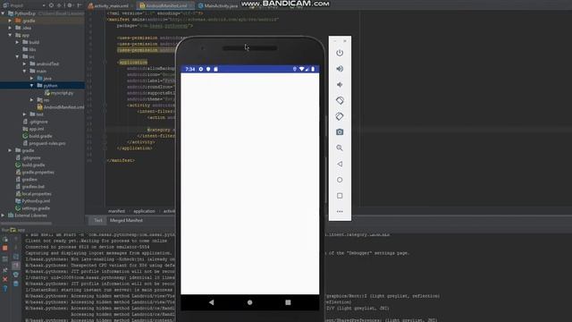 Integrate Python with Android Studio- Corner detection using Python-OpenCV library in Andoid Studio смотреть онлайн