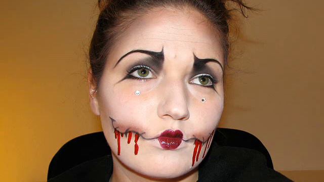 Corpse Bride Makeup for Halloween смотреть онлайн
