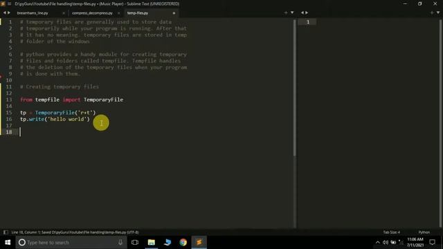 Generate / Delete temporary files using python | #pyguru смотреть онлайн