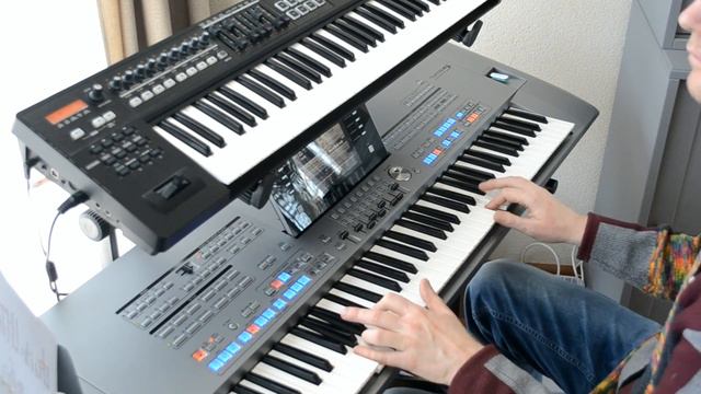 Terence Trent D'arby - Sign your Name, COVER on Yamaha Tyros 5 & Roland A800 pro смотреть онлайн