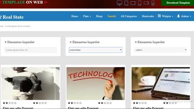 Free Real Estate Template | TemplateOnWeb смотреть онлайн