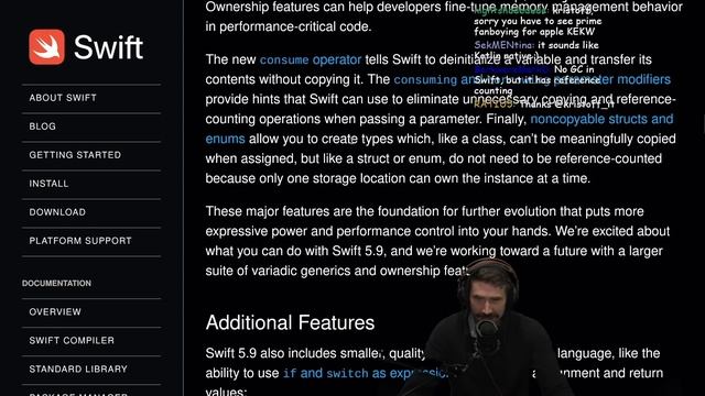 Swift 5.9 Released | Prime Reacts смотреть онлайн