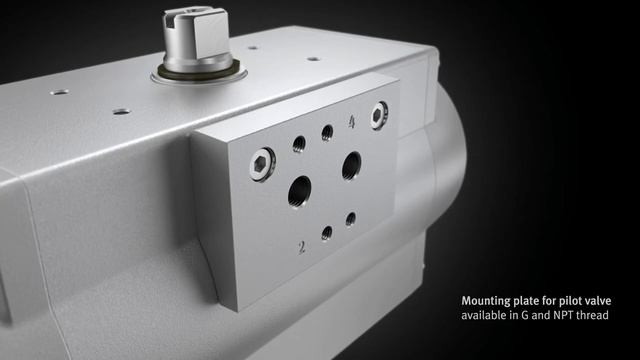 Working Principle Of Pneumatic Actuator And Actuated Butterfly Valve.