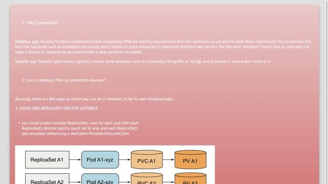 Why StatefulSets? Can't a stateless Pod use persistent volumes? смотреть онлайн